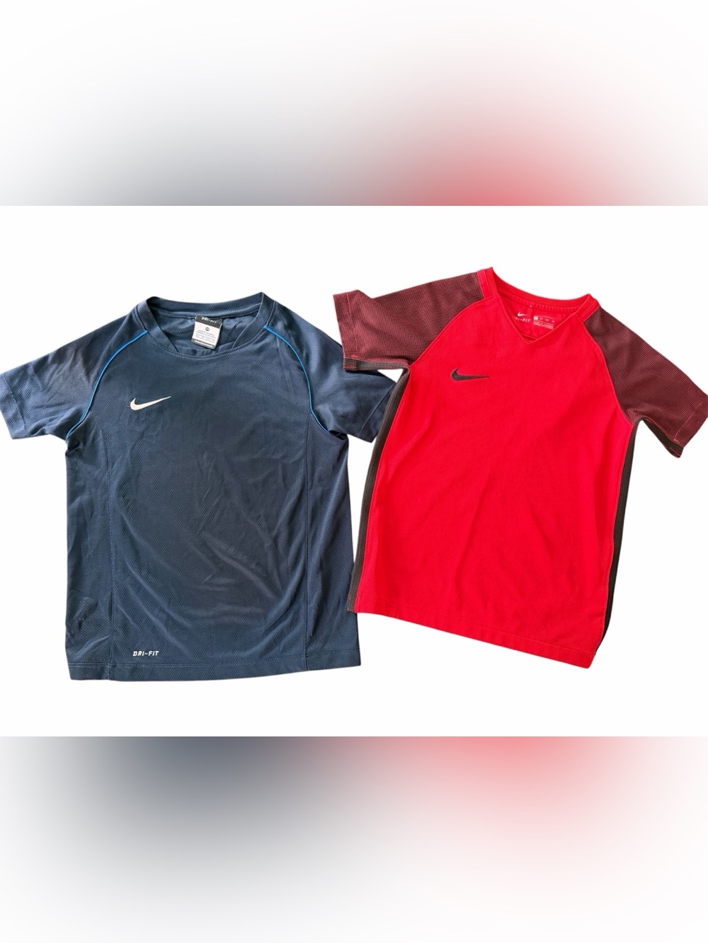 NIKE Short-Sleeve Athletic Tee Shorts (2) Kids Boys Size XS